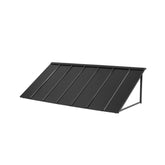 Window Awning Door Canopy 80x36 inch Outdoor Steel Front Door Awning Anti Rust